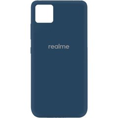 Силіконовий чохол для Realme C11 | My Colors | синій | з мікрофіброю