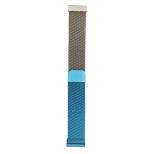 Магнитный ремешок Milanese Loop для Amazfit Bip 3 Pro (A2171) | HMU | 20 мм | champagne gold&blue