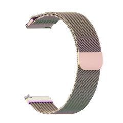 Магнитный ремешок Milanese Loop для Amazfit Bip 3 Pro (A2171) | HMU | 20 мм | золотисто-радужный