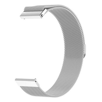 Магнитный ремешок Milanese Loop для Samsung Galaxy Watch 3 45 mm (R840 / R845) | HMU | 22 мм | серебристый