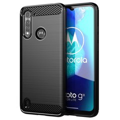 Противоударный чехол для Motorola Moto G8 Power Lite (XT2055-1) | Rugged Carbon | черный
