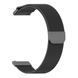 Магнітний ремінець Milanese Loop для Samsung Galaxy Watch 3 41 mm (R850 / R855) | HMU | 20 мм | чорний