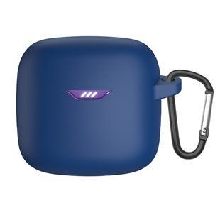 Силиконовый чехол для JBL Tune Flex TWS | чехол + карабин | синий