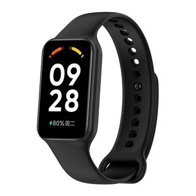 Силиконовый ремешок для Xiaomi Redmi Smart Band 2 черный