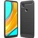 Протиударний чохол для Oppo A15s | Rugged Carbon | чорний