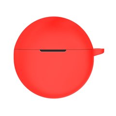 Силиконовый чехол для наушников Oppo Enco Buds 2 (ete41) | чехол + карабин | красный