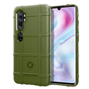 Протиударний TPU чехол для Xiaomi Mi Note 10 | Rugged Shield | оливковий