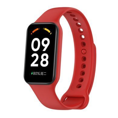 Силиконовый ремешок для Xiaomi Redmi Smart Band 2 красный