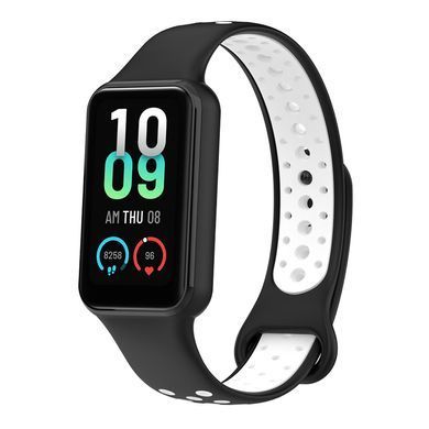 TPU ремешок для Xiaomi Redmi Smart Band 2 черный и белый