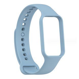 Силиконовый ремешок для Xiaomi Redmi Smart Band 2 голубой