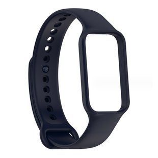 Силиконовый ремешок для Xiaomi Redmi Smart Band 2 темно-синий