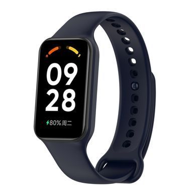 Силіконовий ремінець для Xiaomi Redmi Smart Band 2 темно-синій