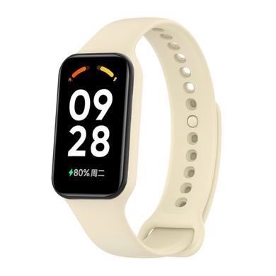 Силіконовий ремінець для Xiaomi Redmi Smart Band 2 Ivory White