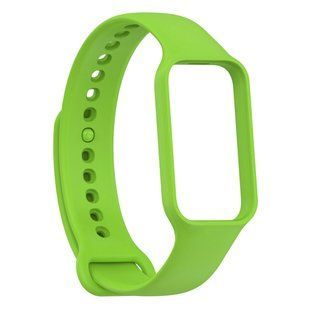 Силиконовый ремешок для Xiaomi Redmi Smart Band 2 ярко зеленый