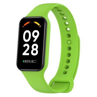 Силіконовий ремінець для Xiaomi Redmi Smart Band 2 ярко зелений