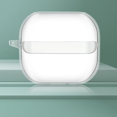 TPU чохол для навушників Samsung Galaxy Buds 3 (R530) / Buds 3 Pro (R630), роздільний, прозорий