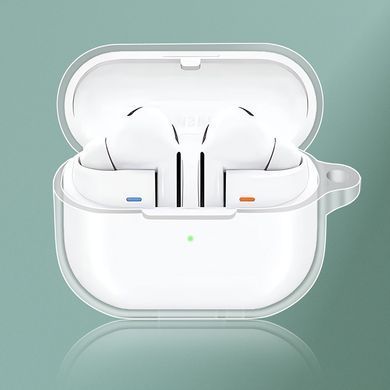 TPU чохол для навушників Samsung Galaxy Buds 3 (R530) / Buds 3 Pro (R630), роздільний, прозорий