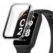 Чохол зі склом для Xiaomi Smart Band 2, полікарбонат та скло, прозорий