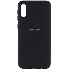 Силіконовий чохол для Samsung Galaxy A02 (sm-a022) | My Colors | чорний | з мікрофіброю